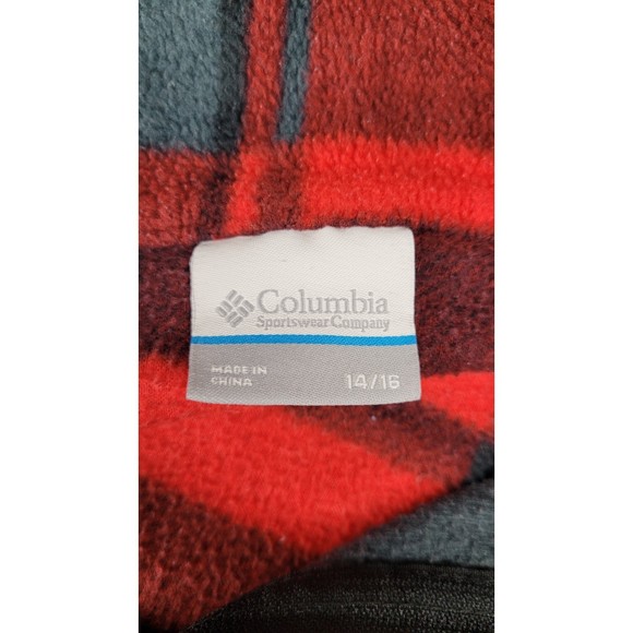Columbia Kid wear Fall Full Zip Fleece Jacket Size 14/16 - Picture 5 of 5